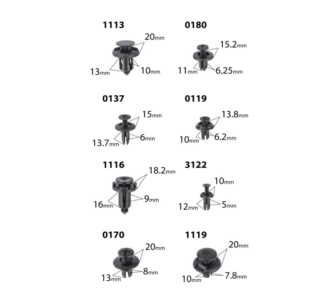 Set demontare tapiterie, 620 elemente, Red Technic RTKST0100