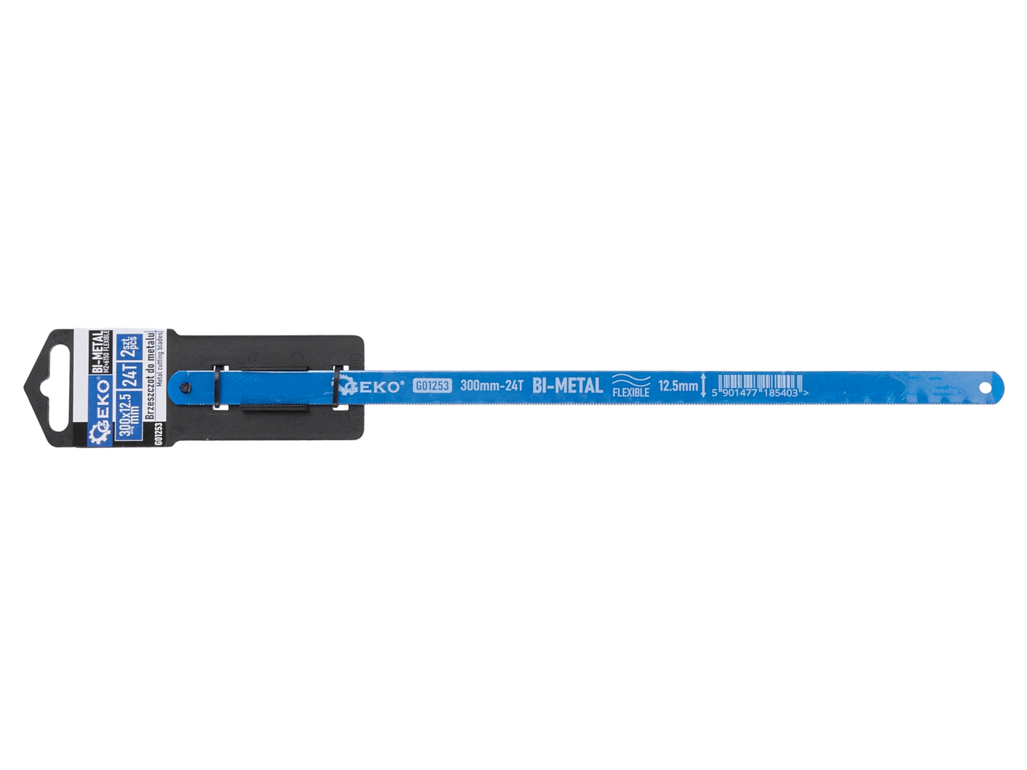 Set lame pentru fierastrau bi-metal, 300 x 12.5 mm, 24 T, 2 elemente, Geko G01253