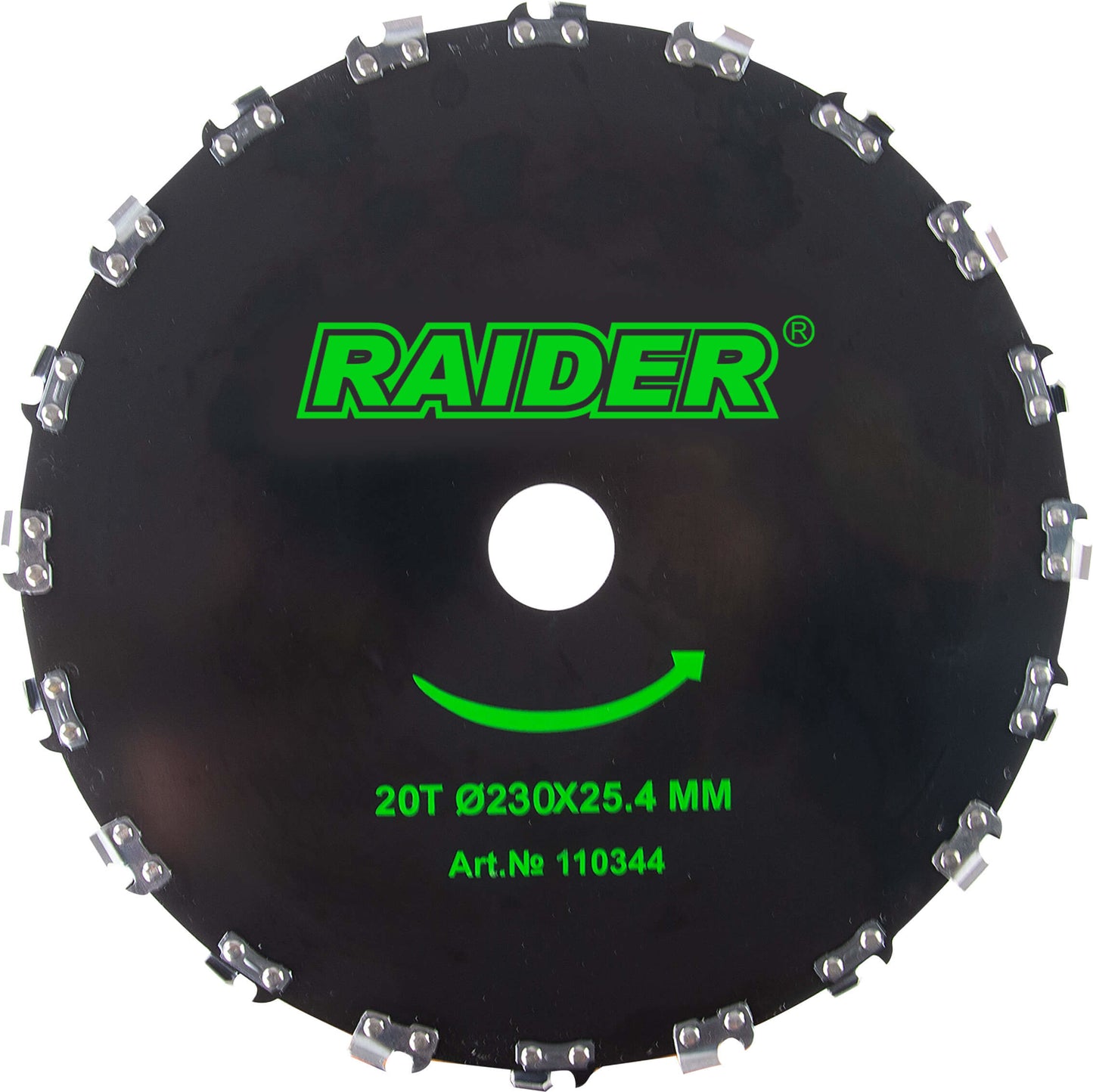 Lama pentru motocoasa, 20 dinti, 230 x 25.4 mm, Raider Garden Tools 110344