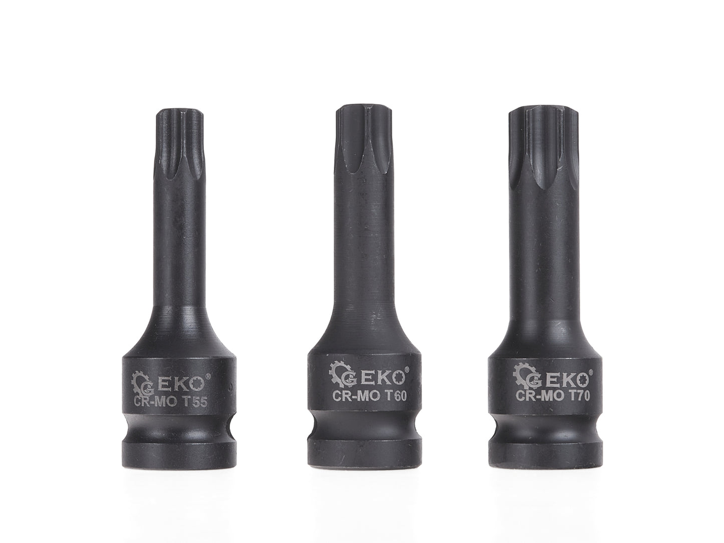 Set chei impact torx, T20-T70, Cr-Mo, 9 elemente, Geko G10526