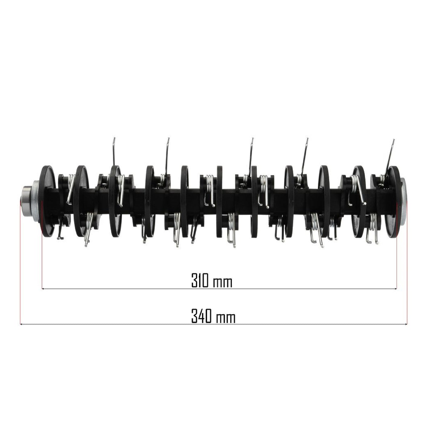 Rola aerator, lungime de lucru 320 mm, Powermat PM-AEW-2400M-WAA