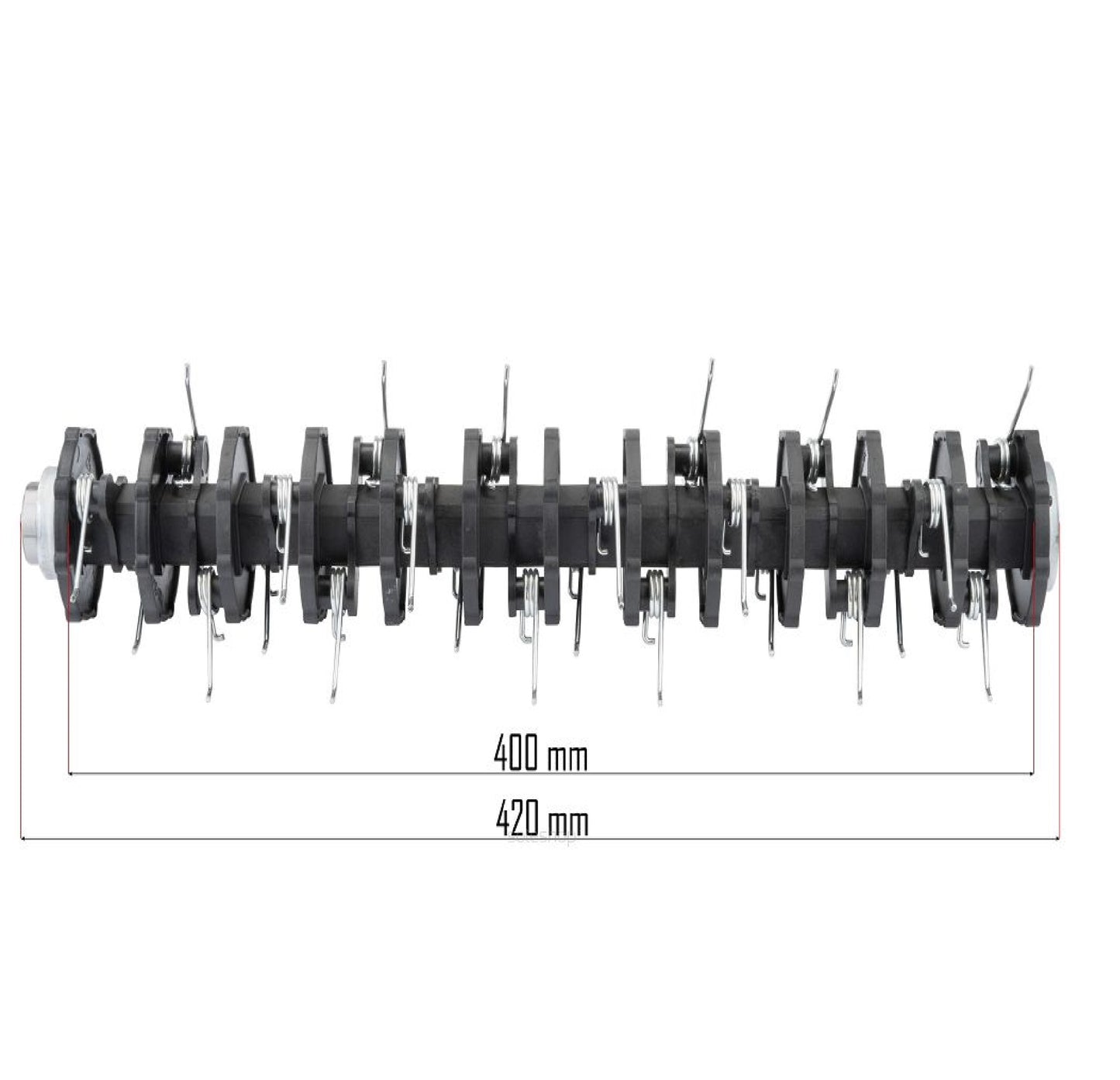 Rola aerator, lungime de lucru 400 mm, Powermat PM-AEW-2600T-WAA