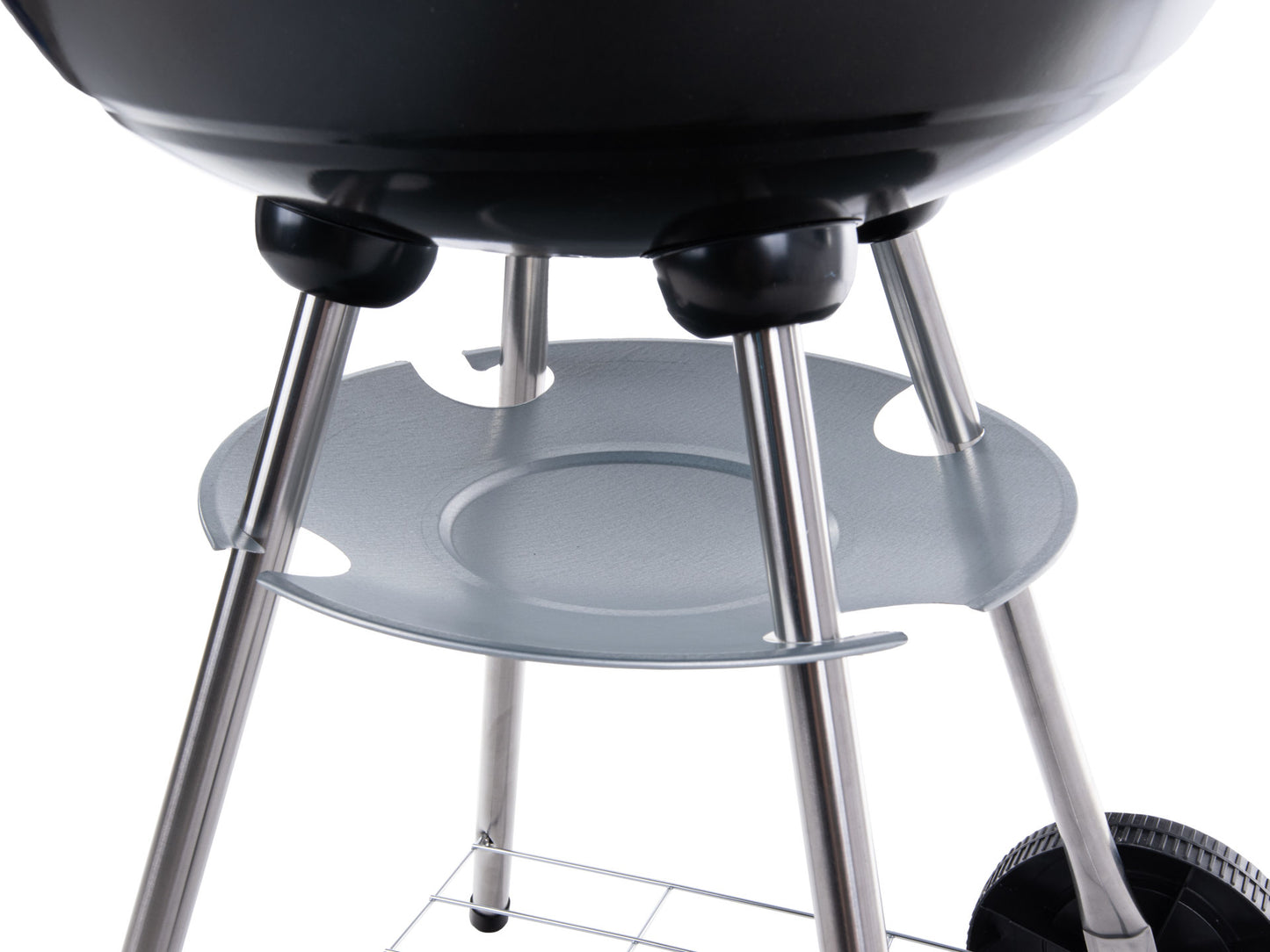 Gratar rotund pe carbuni cu capac, diametru 39 cm, Geko G80512