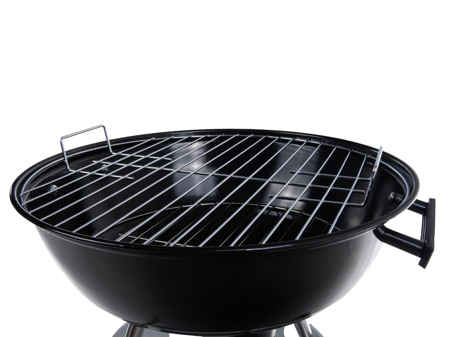 Gratar rotund pe carbuni cu capac, diametru 39 cm, Geko G80512