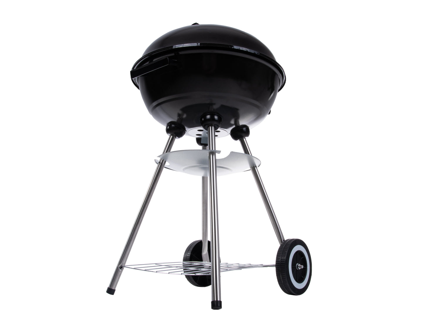 Gratar rotund pe carbuni cu capac, diametru 39 cm, Geko G80512