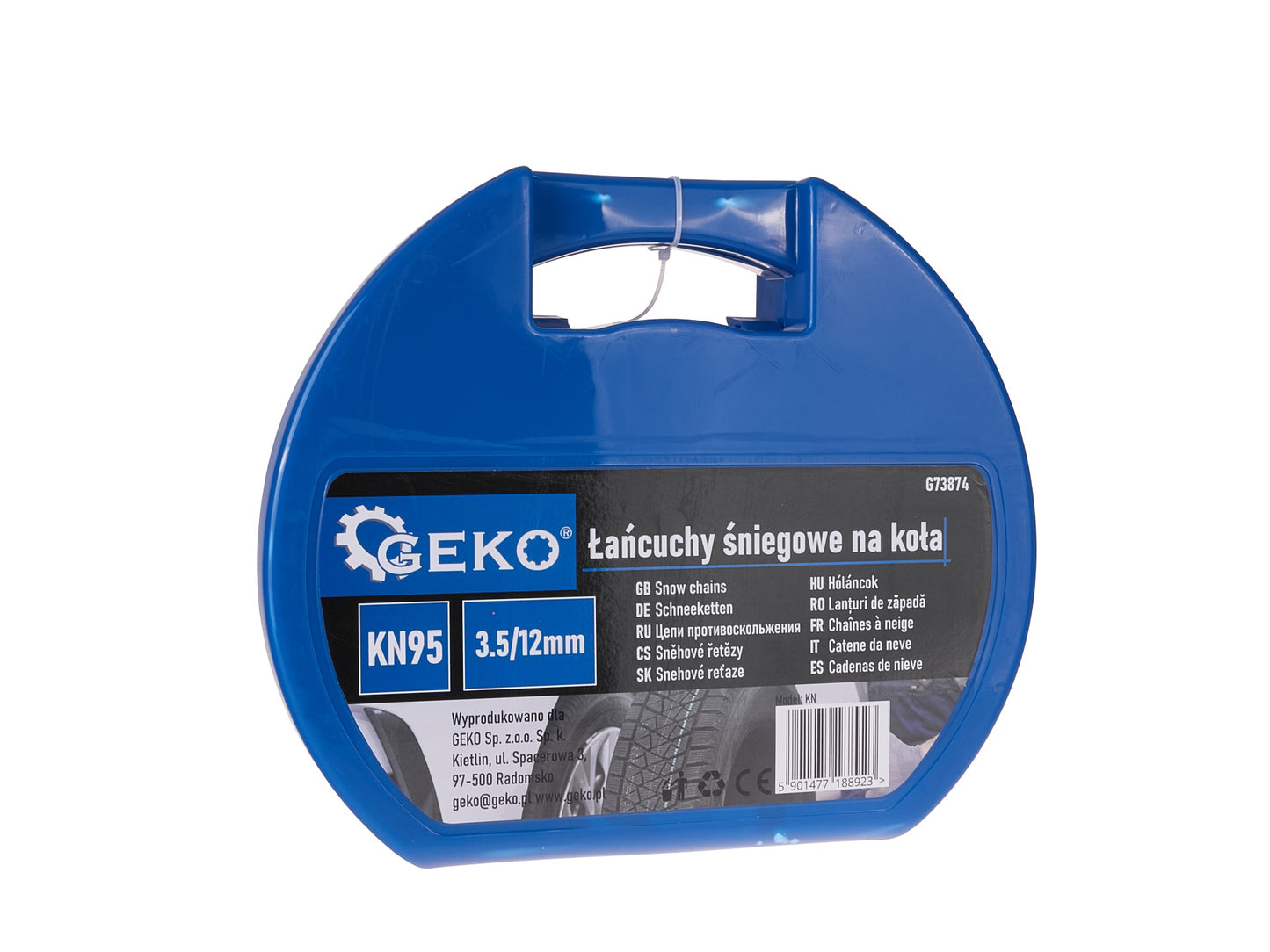 Set lanturi de zapada pentru roti KN95 3.5 / 12 mm, Geko G73874