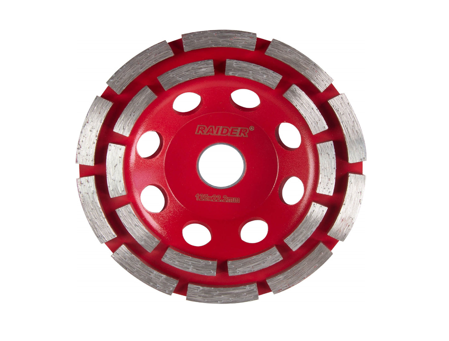 Disc diamantat pentru slefuit Long Life, 125 x 22.2 mm, Raider 209933