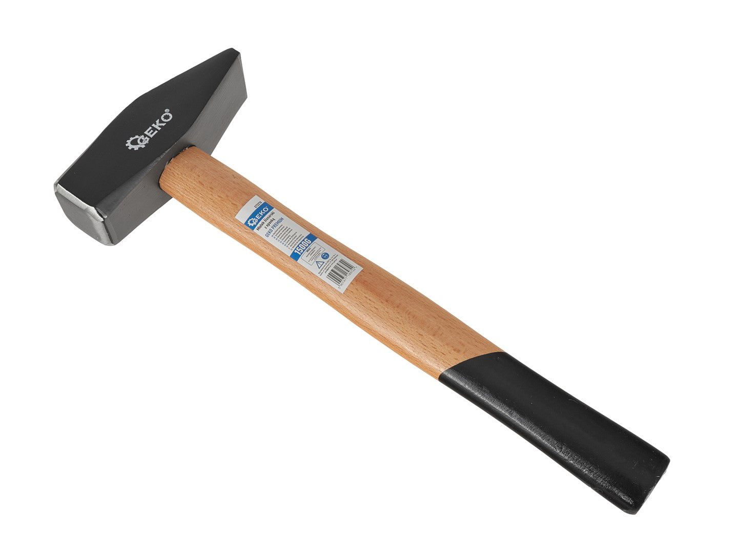 Ciocan mecanic cu maner din lemn, 1500 g, Geko G72278