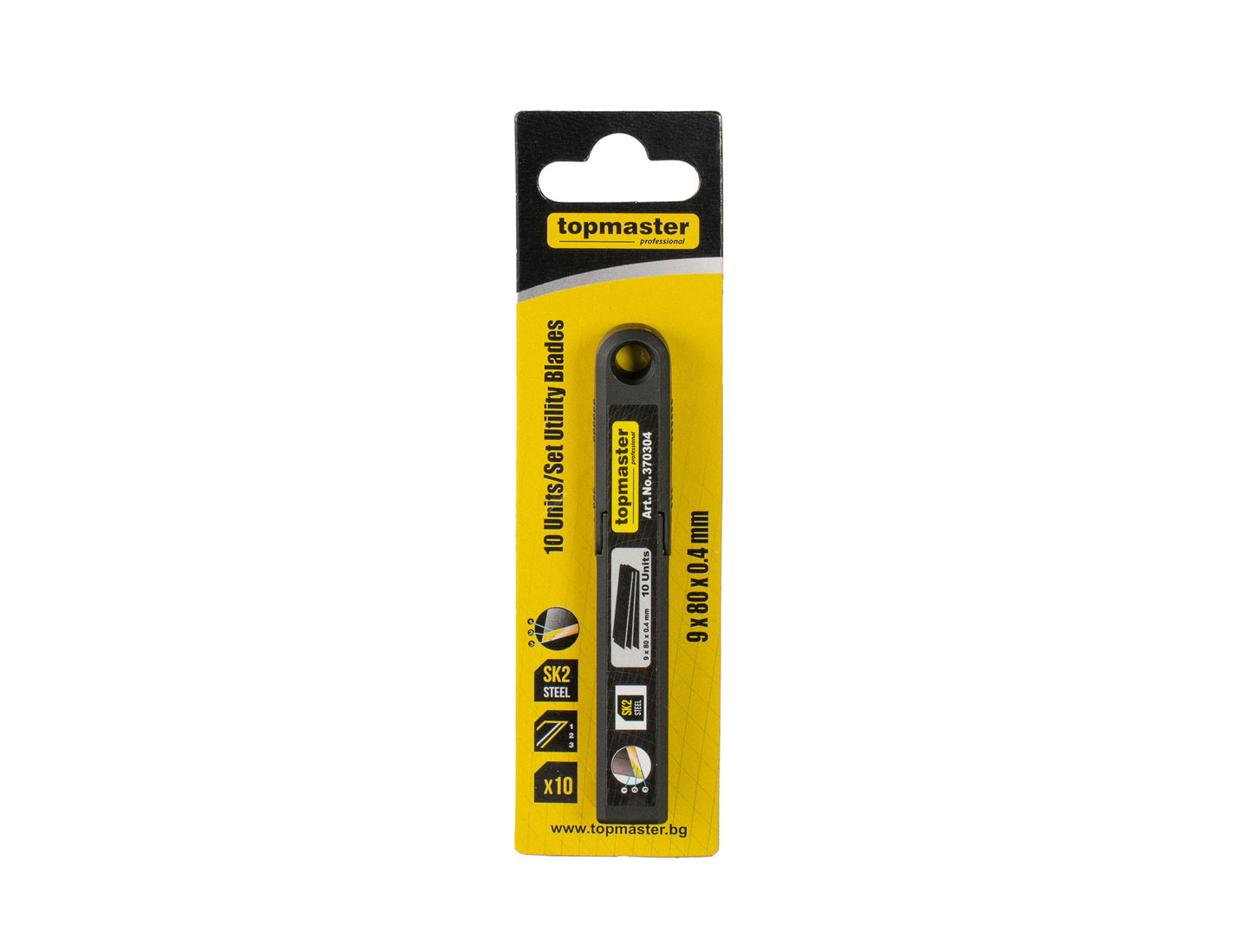 Set lame pentru cutter SK 2, 9 mm, 10 elemente, Topmaster 370304