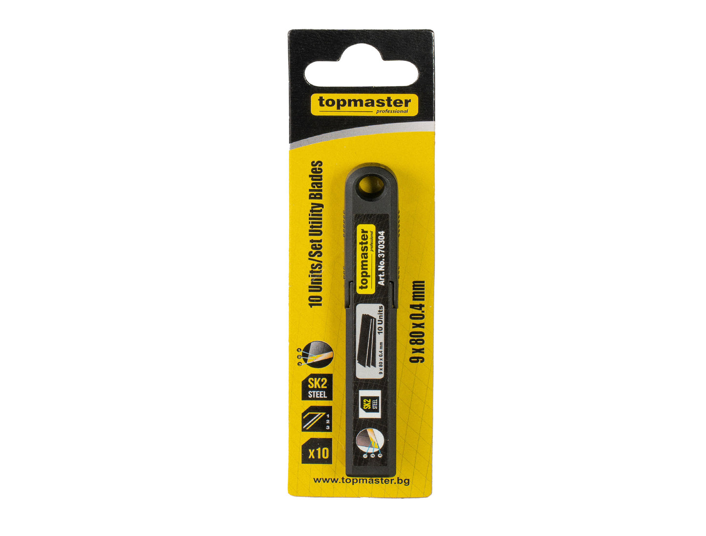 Set lame pentru cutter SK 2, 9 mm, 10 elemente, Topmaster 370304