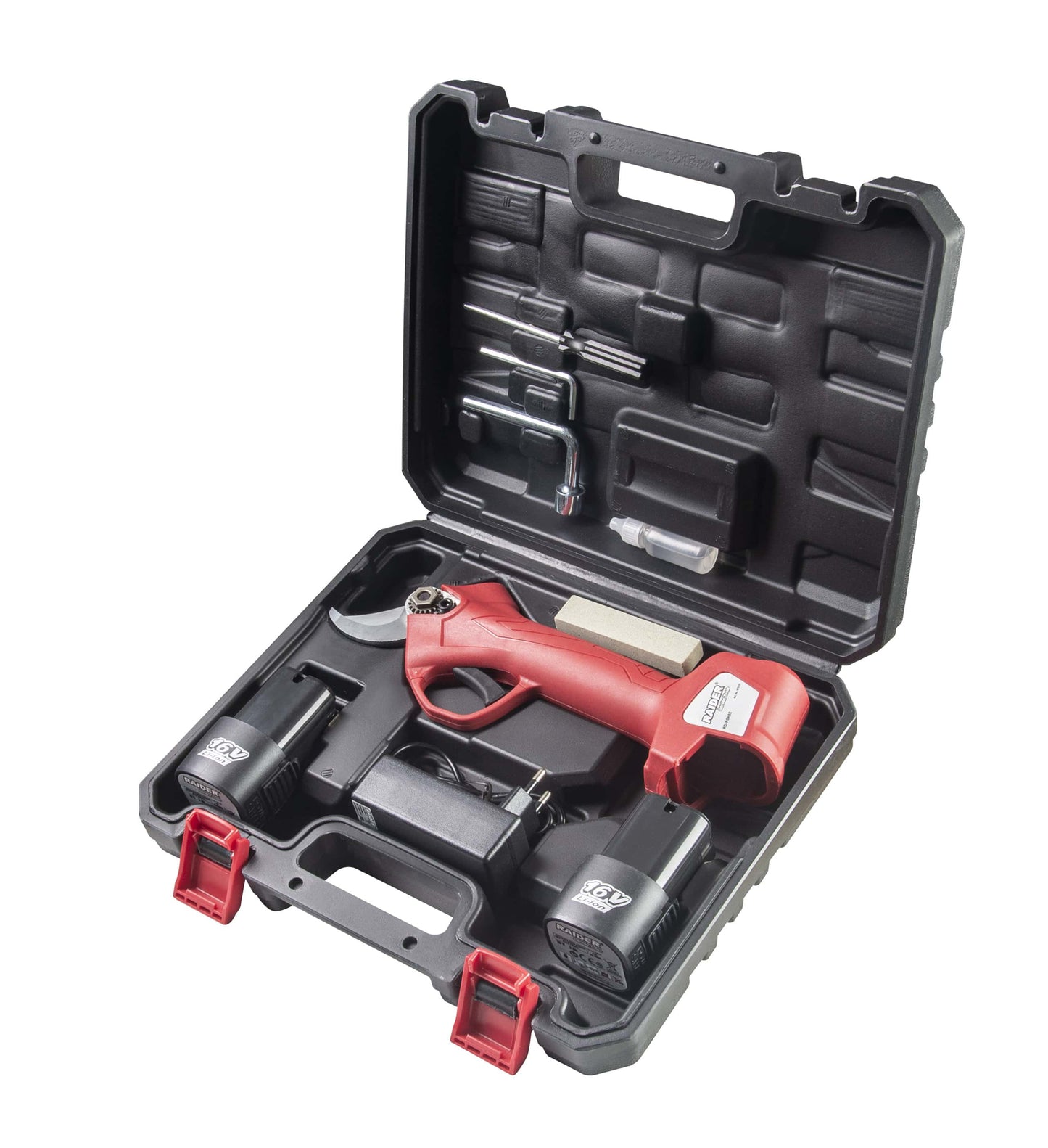 Foarfeca electrica de gradina RD-PSH02, 16 V, 2 X 2 Ah, 25 mm, Raider 075725