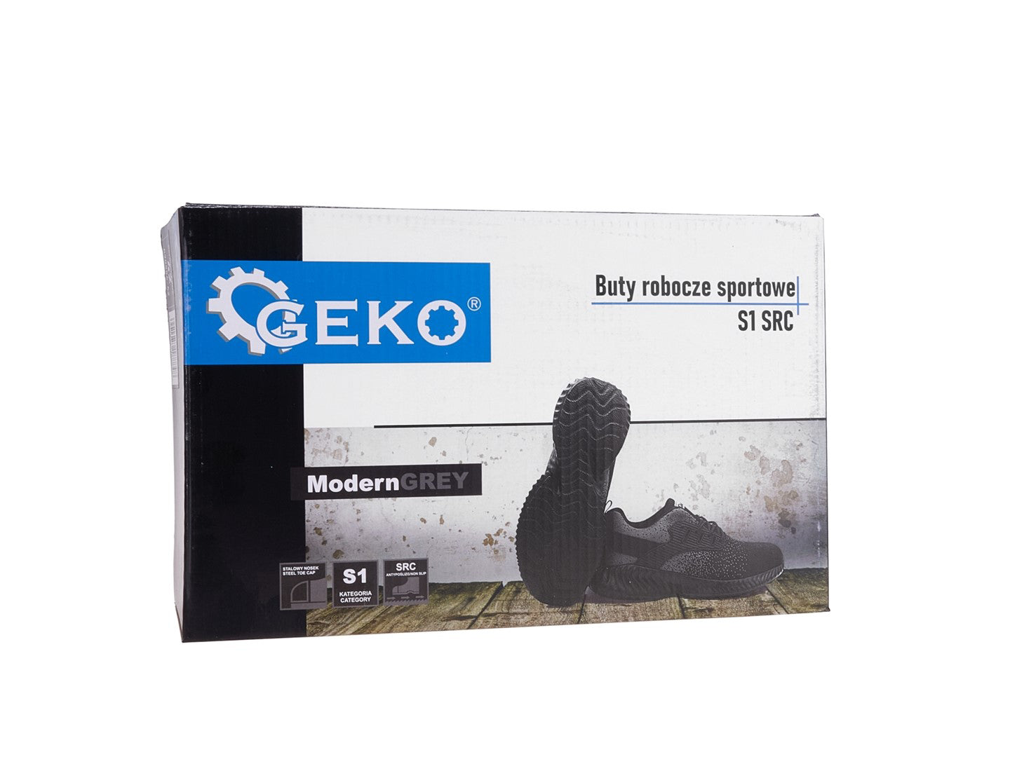 Pantofi sport de protectie ModernGrey S1 SRC, marimea 46, Geko G90554-46
