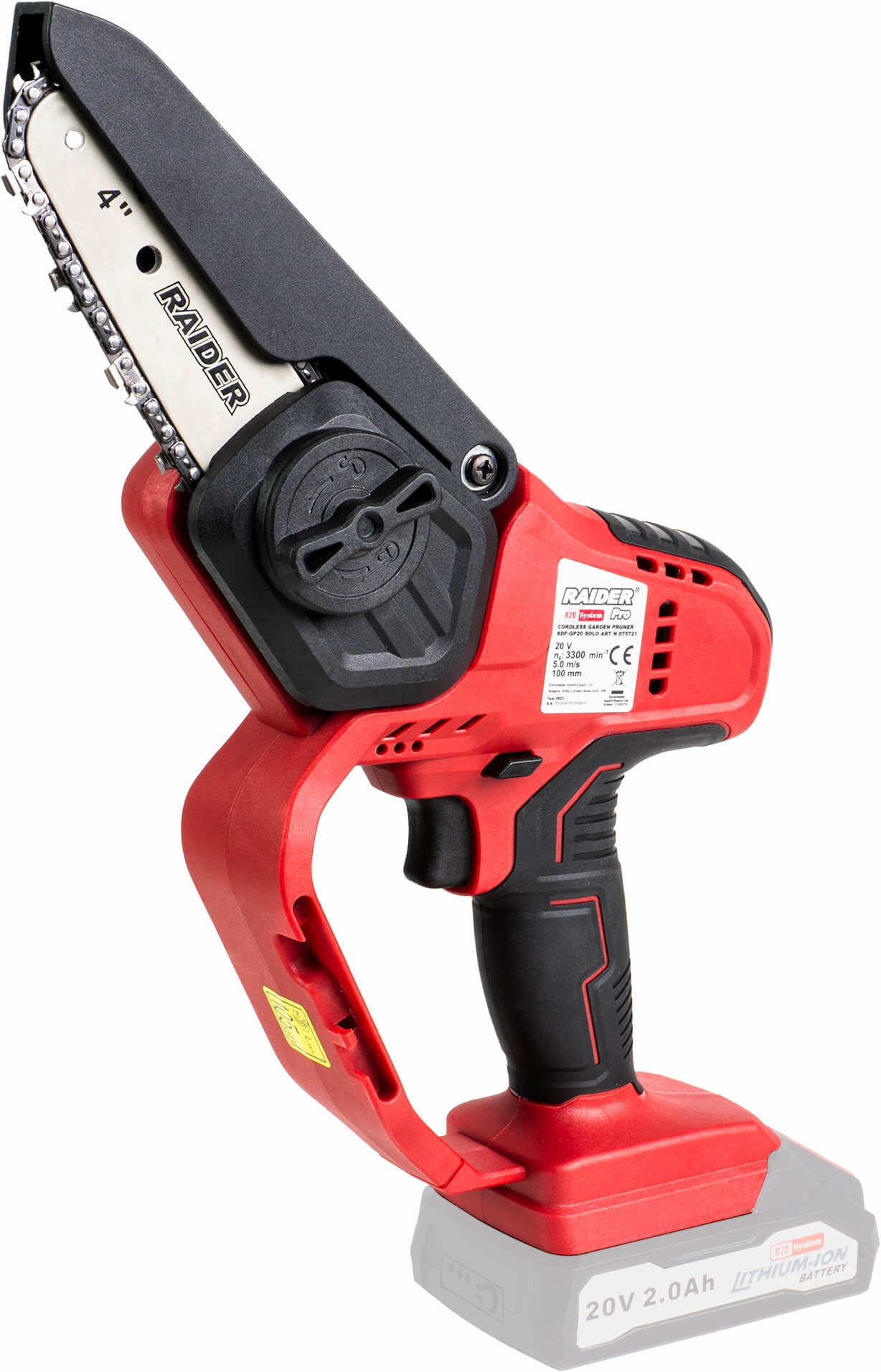 Fierastrau electric de gradina RDP-GP20 Solo, 100 mm, 1/4", .043" 28, Raider 075721