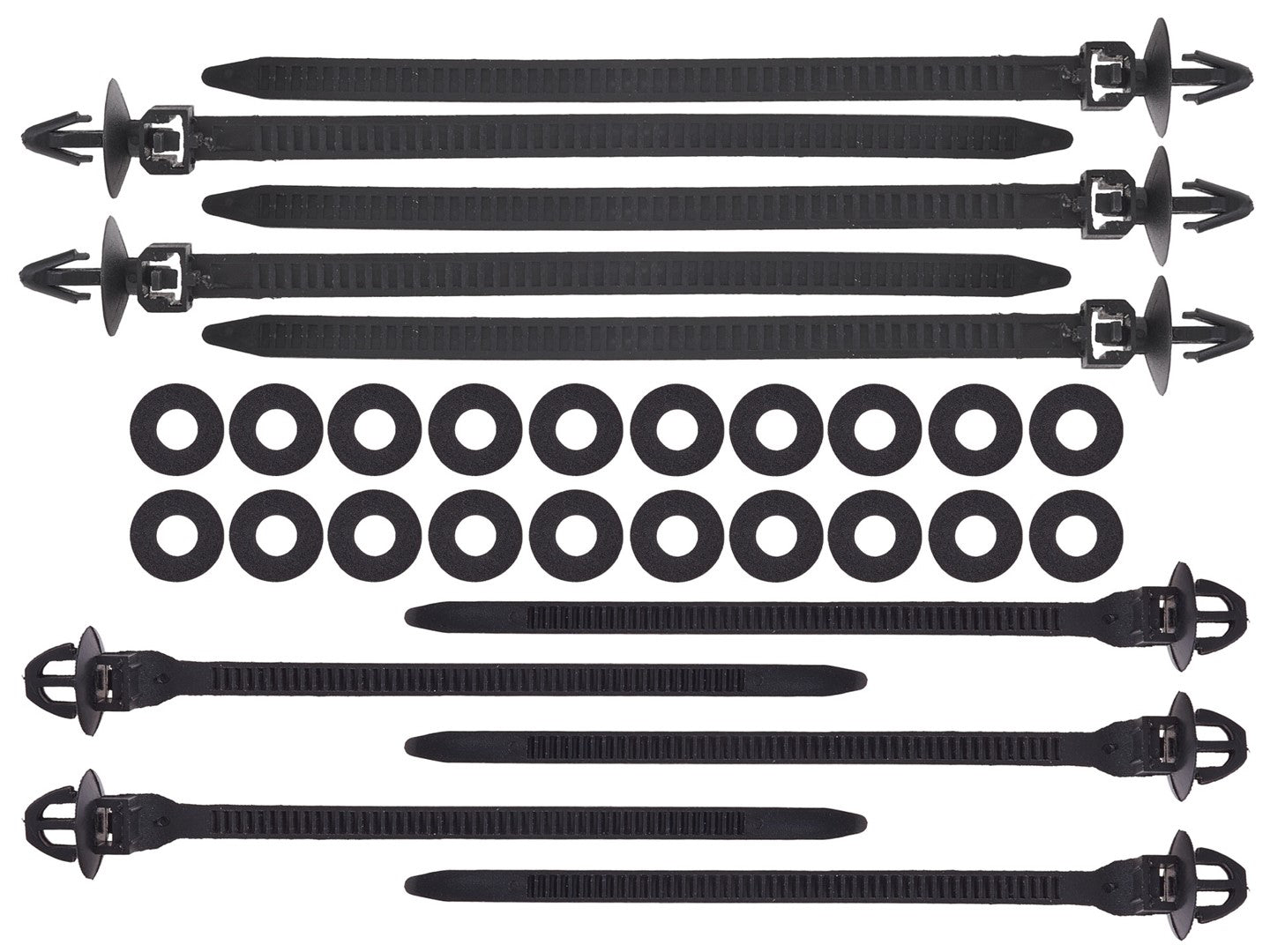 Set clipsuri / cleme auto de fixare pentru tapiterie, 655 elemente, Geko G02935