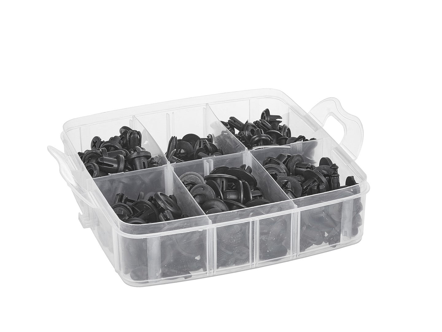 Set clipsuri / cleme auto de fixare pentru tapiterie, 655 elemente, Geko G02935