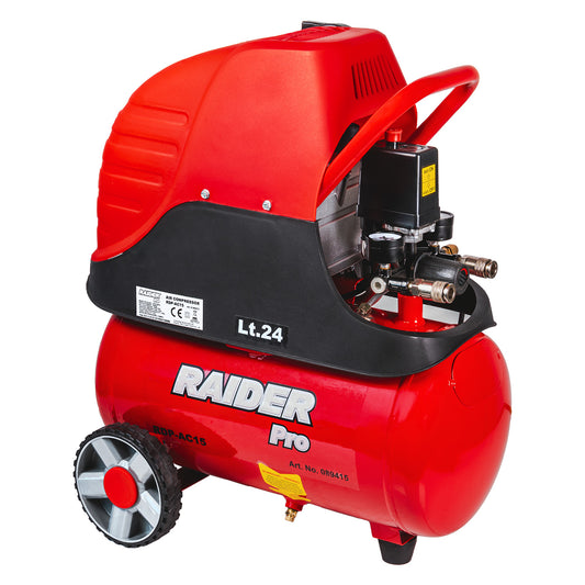 Compresor de aer RDP-AC15, 24 l, 1.5 kW, Raider 089415