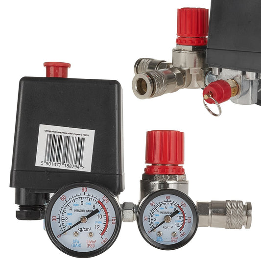 Regulator de presiune pentru compresoare de aer tip 2, Geko G80318