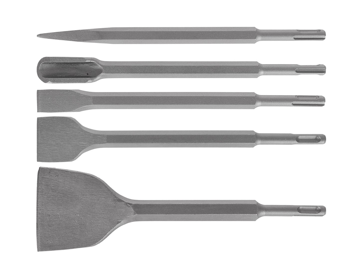 Set dalti SDS-plus, 5 elemente, Geko G40027