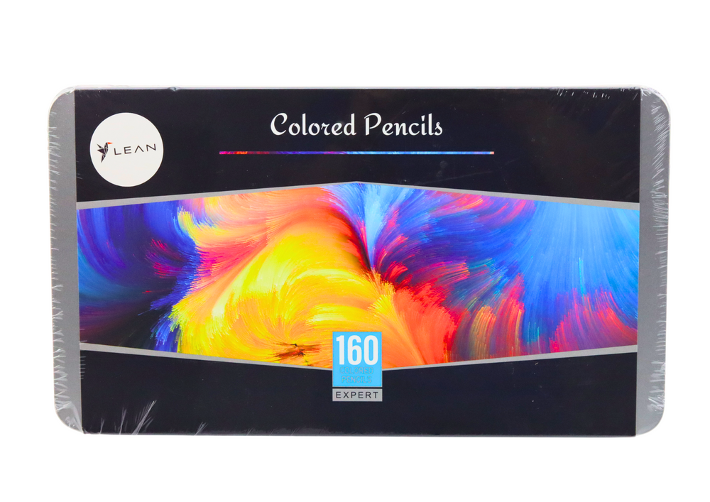 Set creioane colorate, 160 culori, Lean 20392