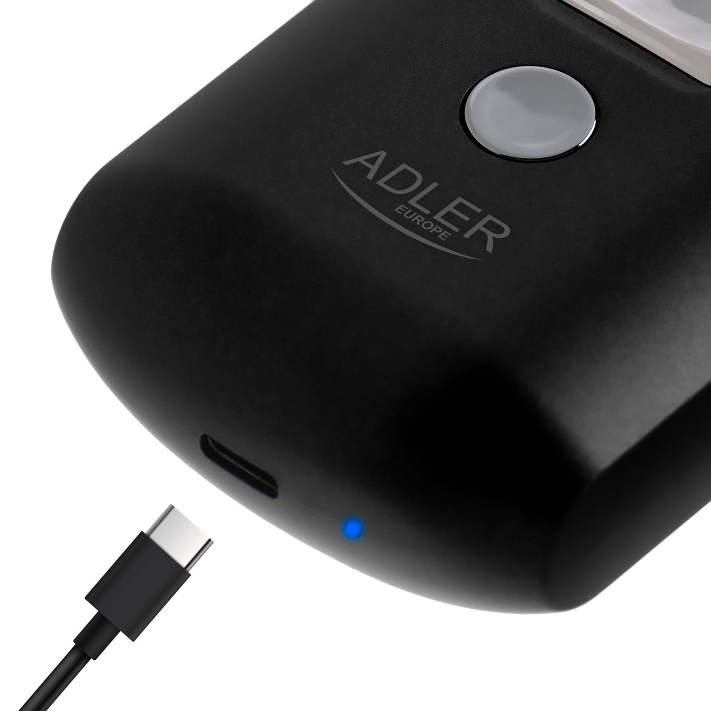 Mini aparat de ras fara fir, 250 mAh, negru / inox, Adler AD2936