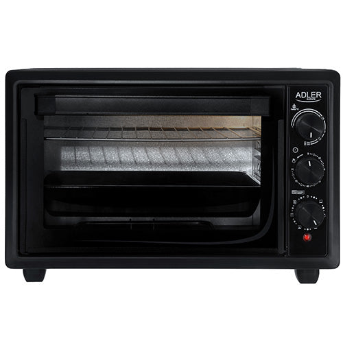 Cuptor electric, 1500 W, 26 l, negru, Adler AD6023