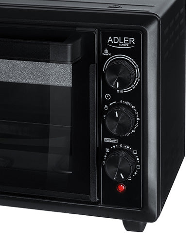 Cuptor electric, 1500 W, 26 l, negru, Adler AD6023