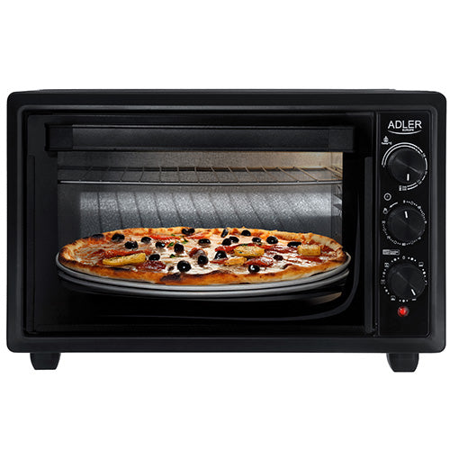 Cuptor electric, 1500 W, 26 l, negru, Adler AD6023