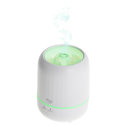 Difuzor aromaterapie cu ultrasunete, 100 ml, lumina ambientala, Adler AD7968