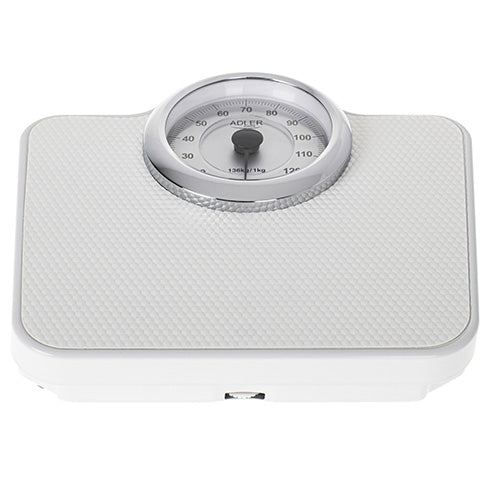 Cantar de baie mecanic, capacitate maxima 136 kg, 31 x 35 x 6.5 cm, Adler AD8180