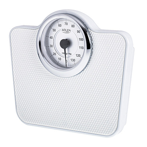 Cantar de baie mecanic, capacitate maxima 136 kg, 31 x 35 x 6.5 cm, Adler AD8180