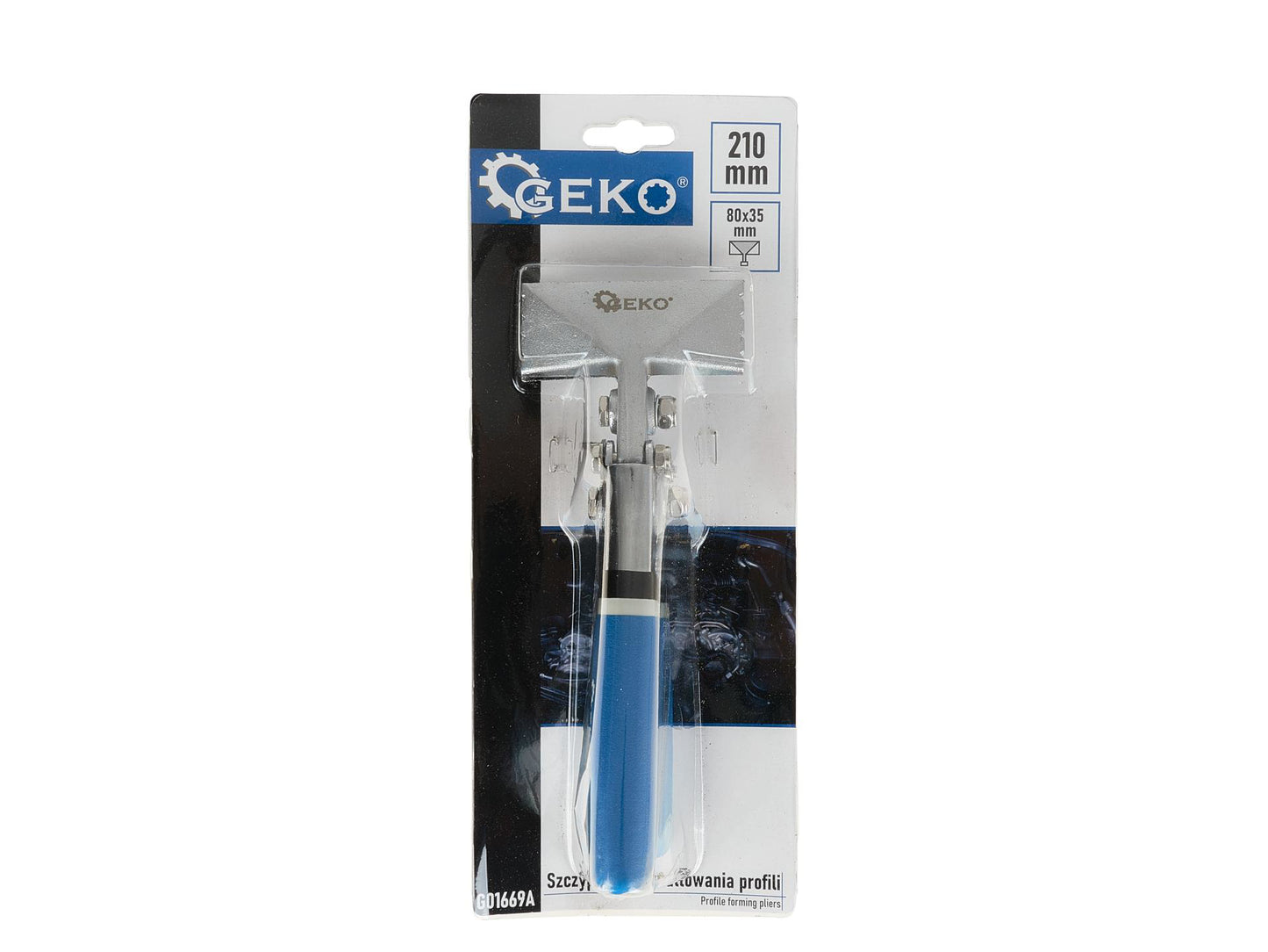 Cleste pentru indoit tabla, 80 x 35 mm, Geko G01669A