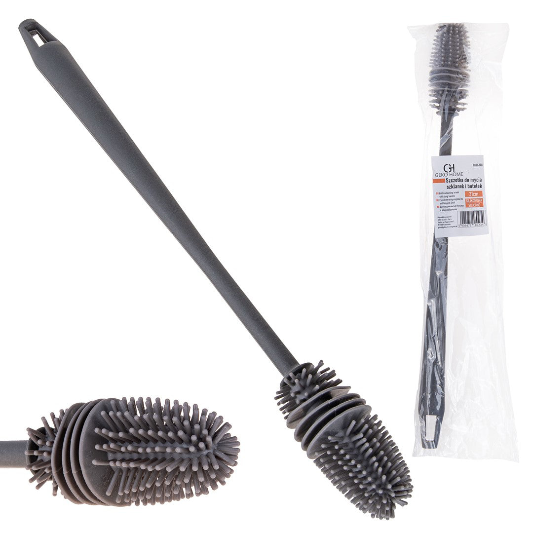 Perie de silicon pentru spalare sticle, 31 cm, Geko GH01-108