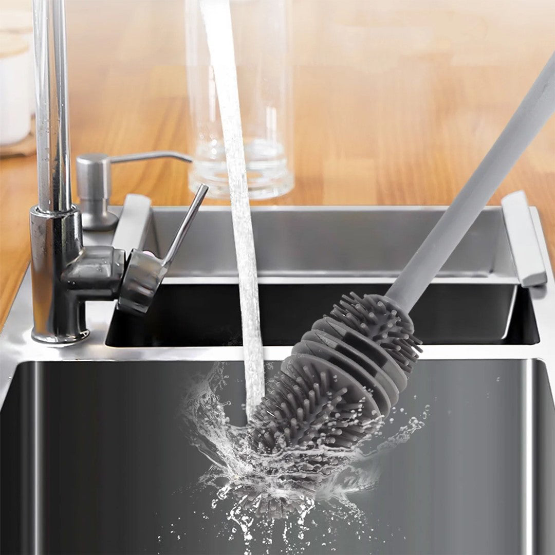 Perie de silicon pentru spalare sticle, 31 cm, Geko GH01-108