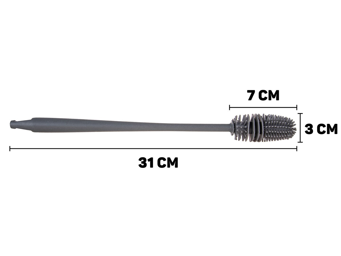 Perie de silicon pentru spalare sticle, 31 cm, Geko GH01-108