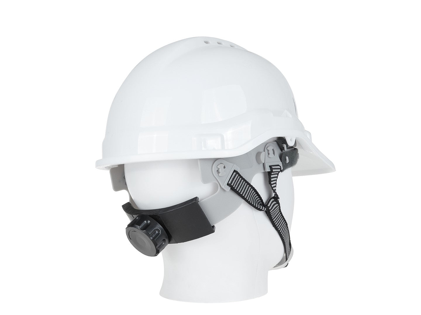 Casca de protectie reglabila, reglare marime 53-62 cm, alb, Geko G90036