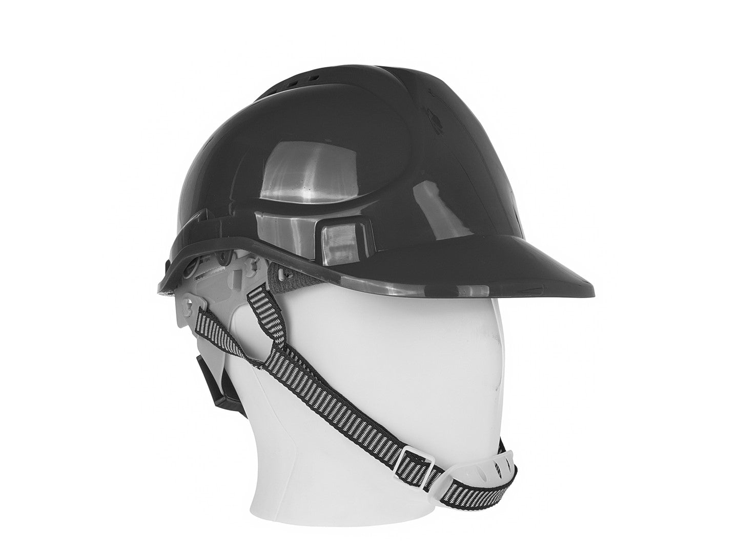 Casca de protectie reglabila, reglare marime 53-62 cm, negru, Geko G90037