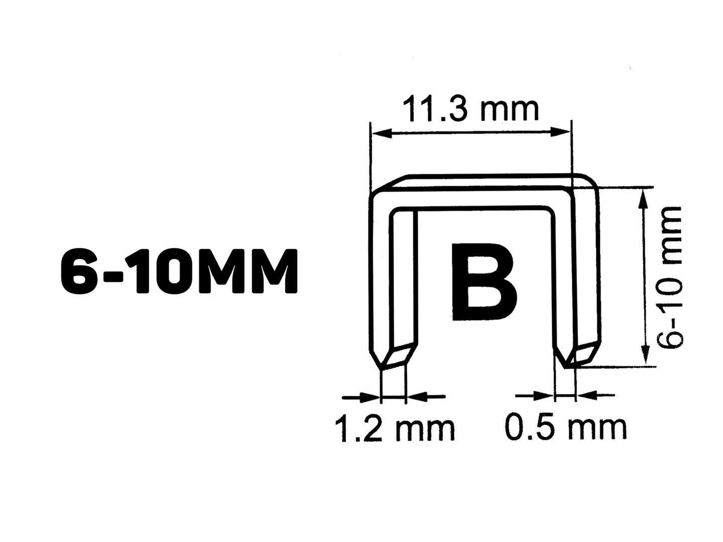 Capsator tip ciocan, 6-10 mm, Geko G01333