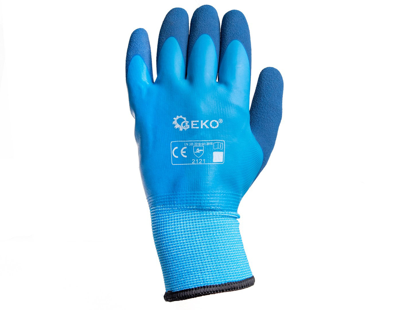 Manusi de iarna impermeabile izolate, bumbac / latex, marimea 8, Geko G75042