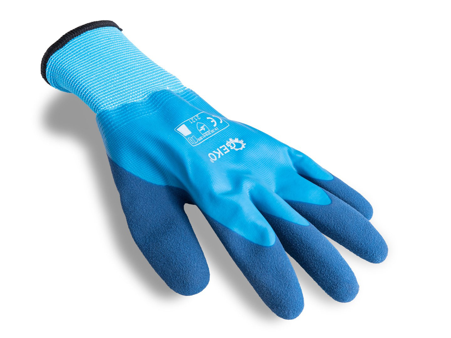Manusi de iarna impermeabile izolate, bumbac / latex, marimea 8, Geko G75042