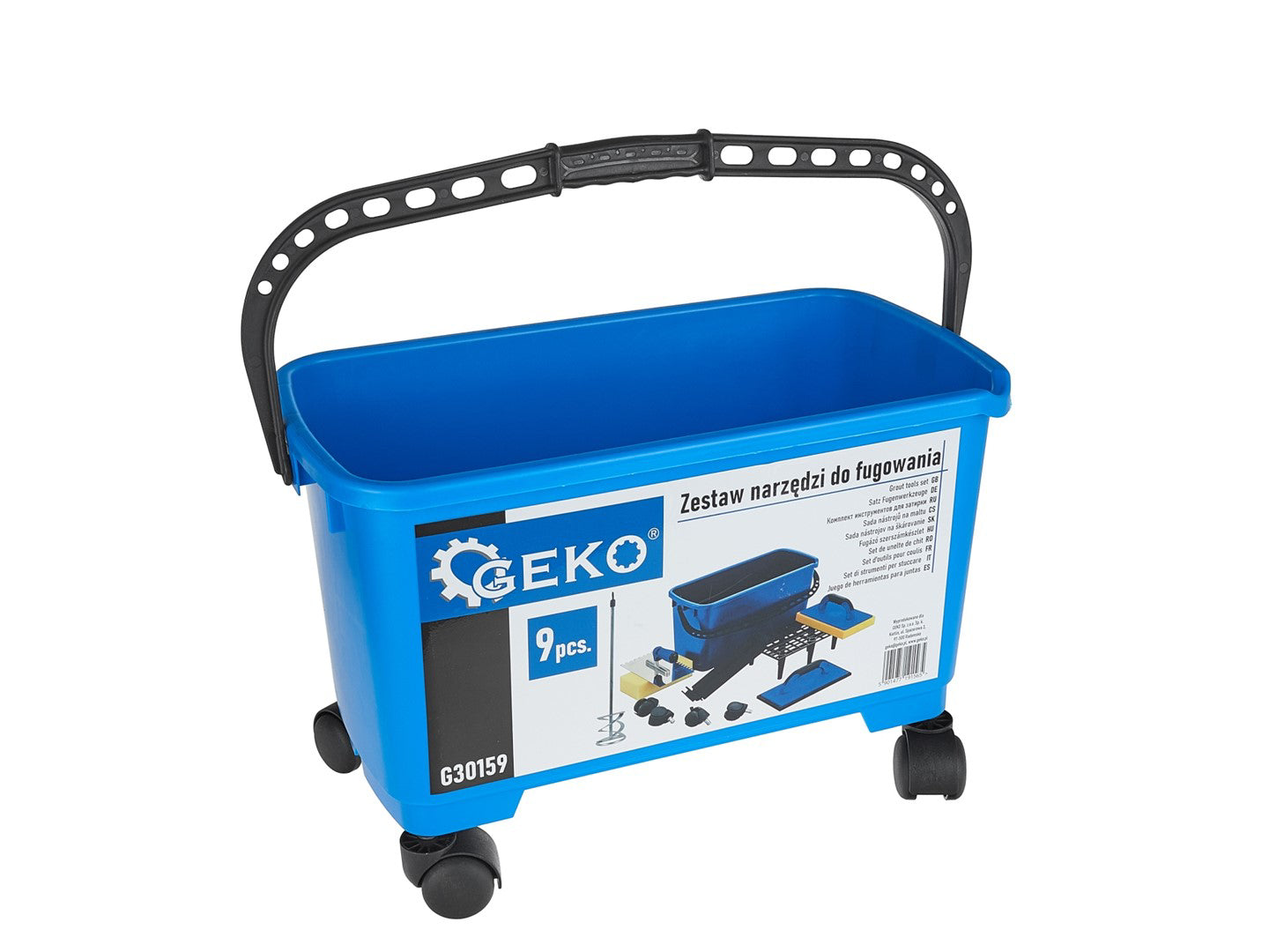 Set pentru chituire, 9 elemente, Geko G30159