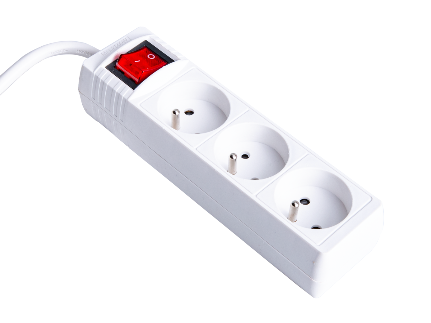 Prelungitor electric cu 3 prize, 3 m, alb, Keltin K00245C-B