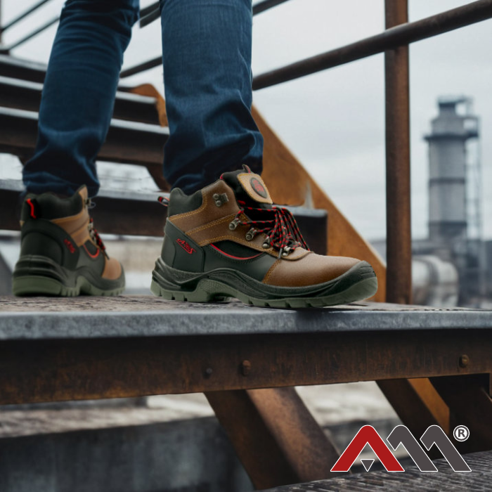 Bocanci de lucru BTCRH cu varf de otel, piele granulata Crazy Horse, marimea 42, Artmas ART603010