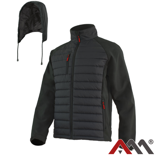 Geaca de lucru Hybridsoft neagra, marimea XXL, Artmas ART606002