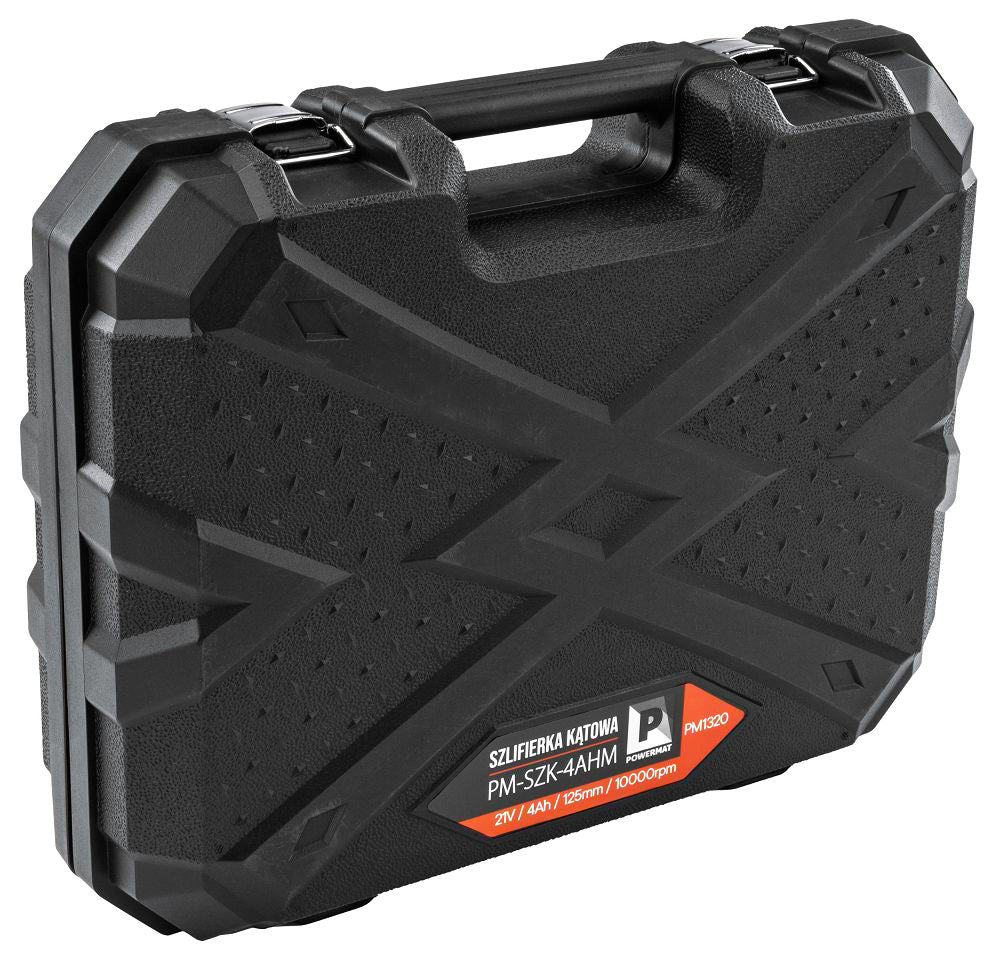 Polizor unghiular PM-SZK-4AHM, 2 x acumulator, 21 V, Powermat PM1320