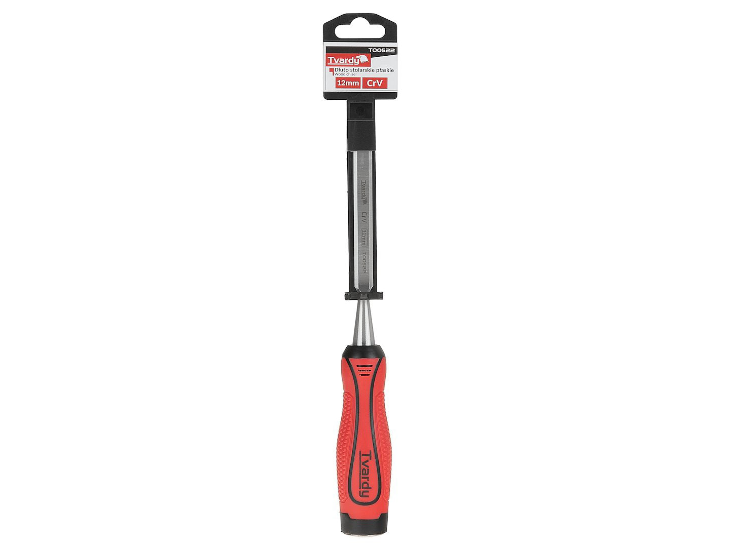 Dalta dreapta de tamplarie Cr-V pentru lemn, 12 mm, Tvardy T00522
