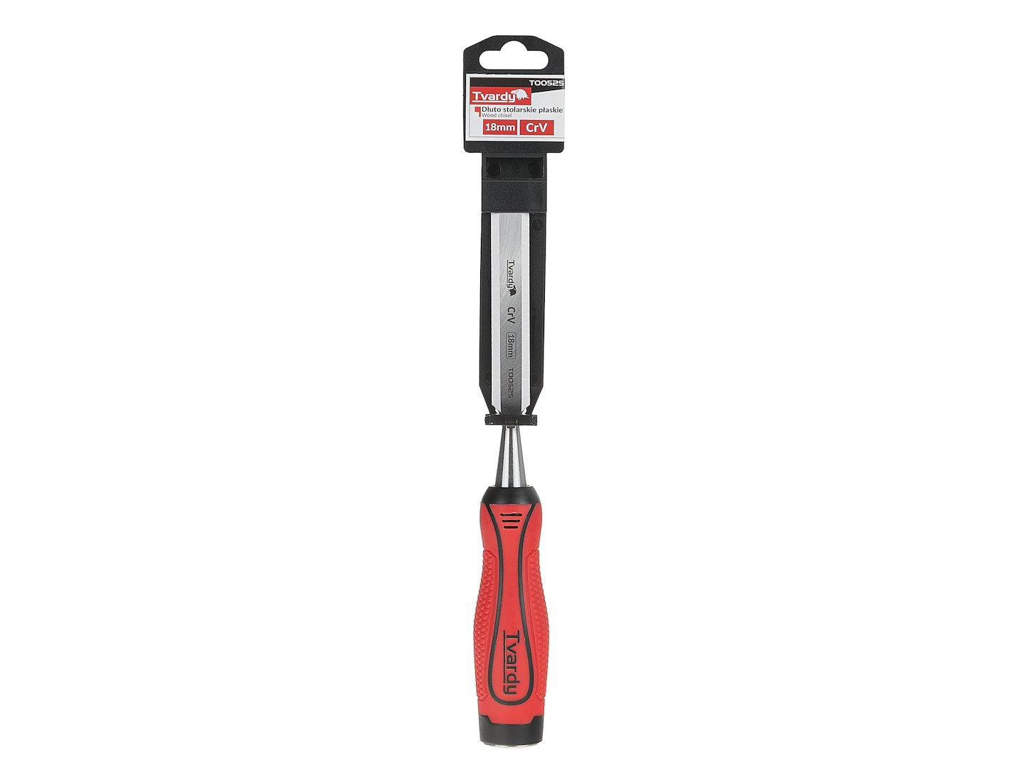 Dalta plata Cr-V pentru lemn, 18 mm, Tvardy T00525