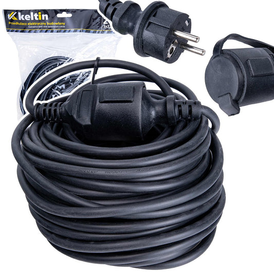 Prelungitor electric pentru constructii, 20 m, IP44, Keltin K00221
