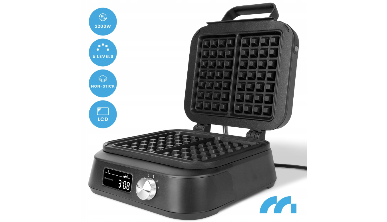 Aparat pentru preparare vafe WM2200W, MalTec 112093