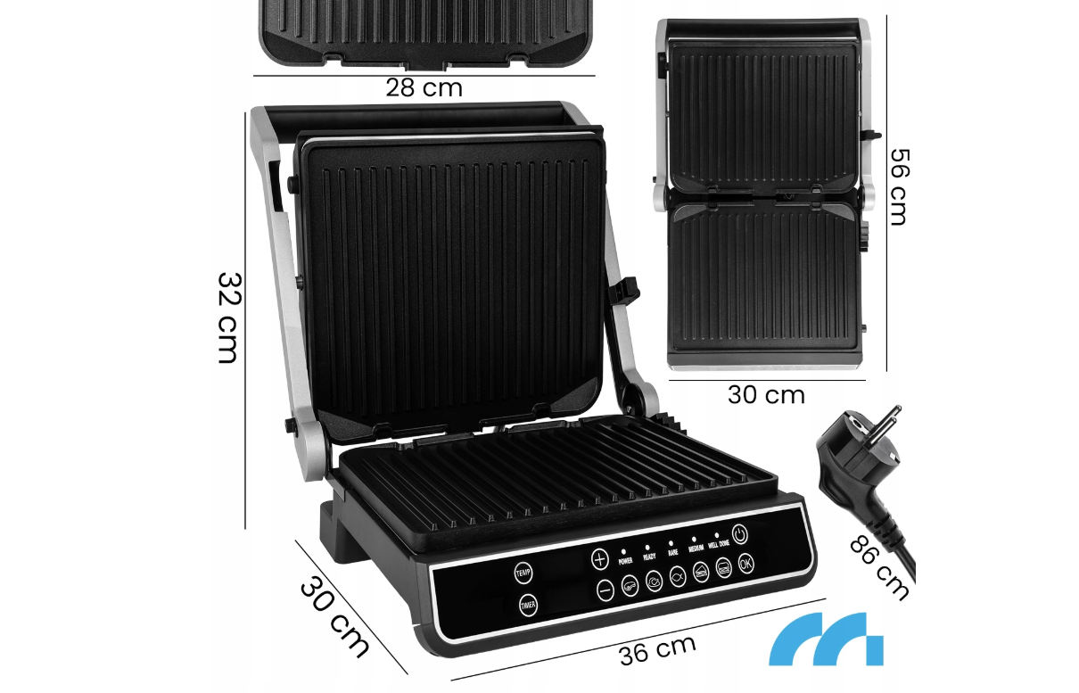 Gratar electric, 2500 W, MalTec 112094