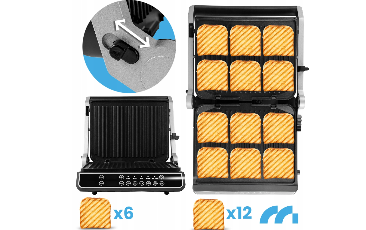 Gratar electric, 2500 W, MalTec 112094